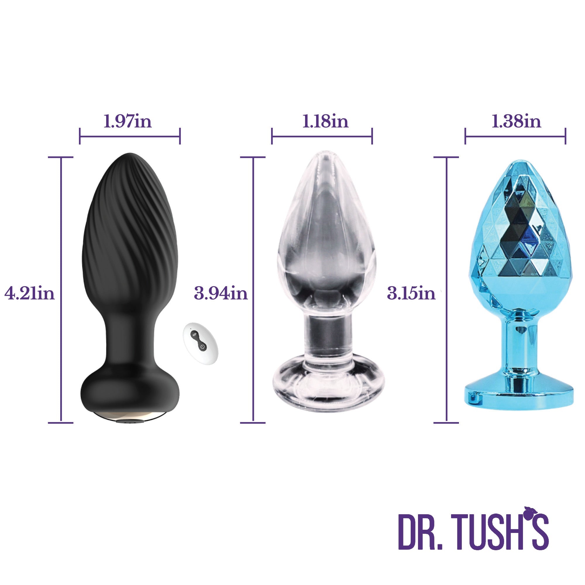 Dr. Tush Venture Collection deluxe anal plug set - image 3