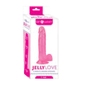 Get Lucky Jelly Love 9" Dildo - Pink