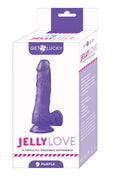 Get Lucky Jelly Love 9" Dildo - Purple