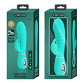 Prescott Super Soft Rabbit Silicone Vibrator - Vibrator -Teal
