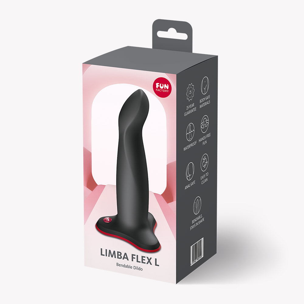 Limba Flex L Bendable Dildo - Black