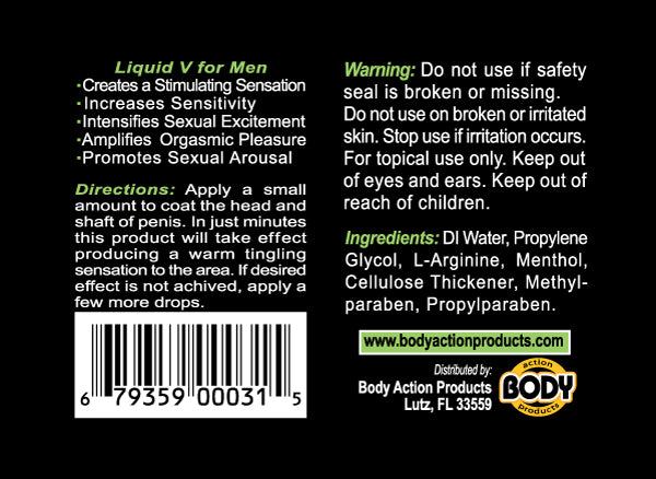Liquid v for Men 0.5 Oz