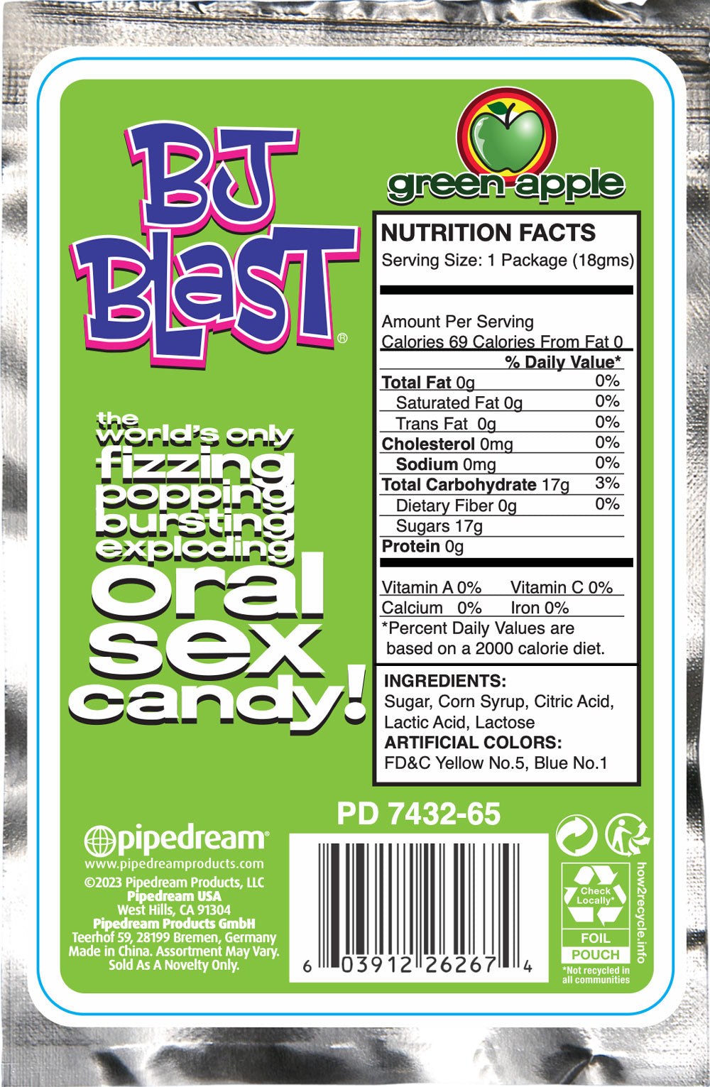 Bj Blast - Green Apple