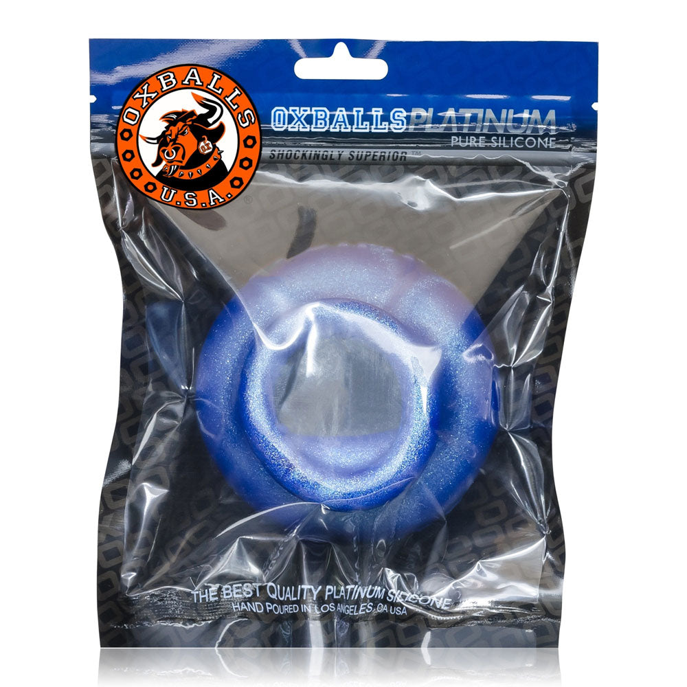 Juicy Pumper Fatty Cockring - Blue Balls