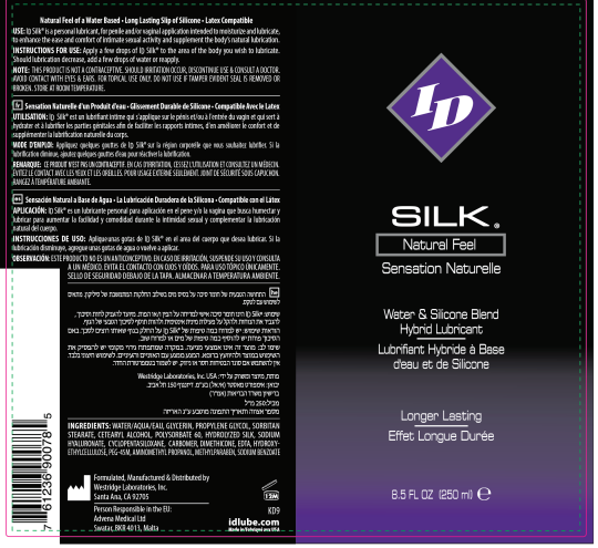 ID Silk Silicone and Water Blend Lubricant 8.5 Oz