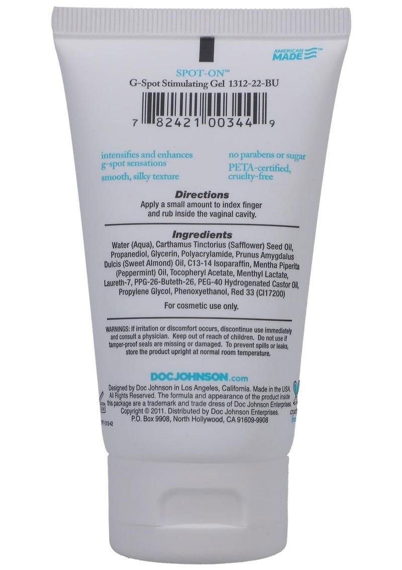 Spot on G Spot Stimulating Gel for Women 2 Oz