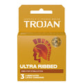 Trojan Stimulations Ultra Ribbed Lubricated Condom...