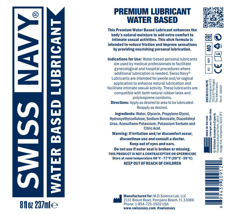 Swiss Navy Water Based 32 Fl Oz