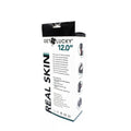 Get Lucky Real Skin 12 Dual Layer Dildo Dark Brown