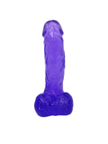Get Lucky Jelly Love 7" Dildo - Purple