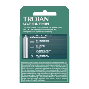 Trojan Sensitivity Ultra Thin Lubricated Condoms -...