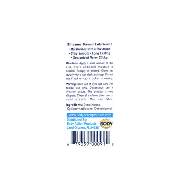 Anal Glide Silicone Lubricant 2 Oz Pump Bottle
